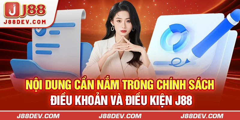 Nội dung cần nắm trong chính sách điều khoản và điều kiện J88